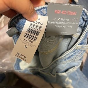 Mom Straight Vintage Stretch High-Rise Jean